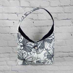 Gorgeous Handmade Hobo Bag Butterflies Print